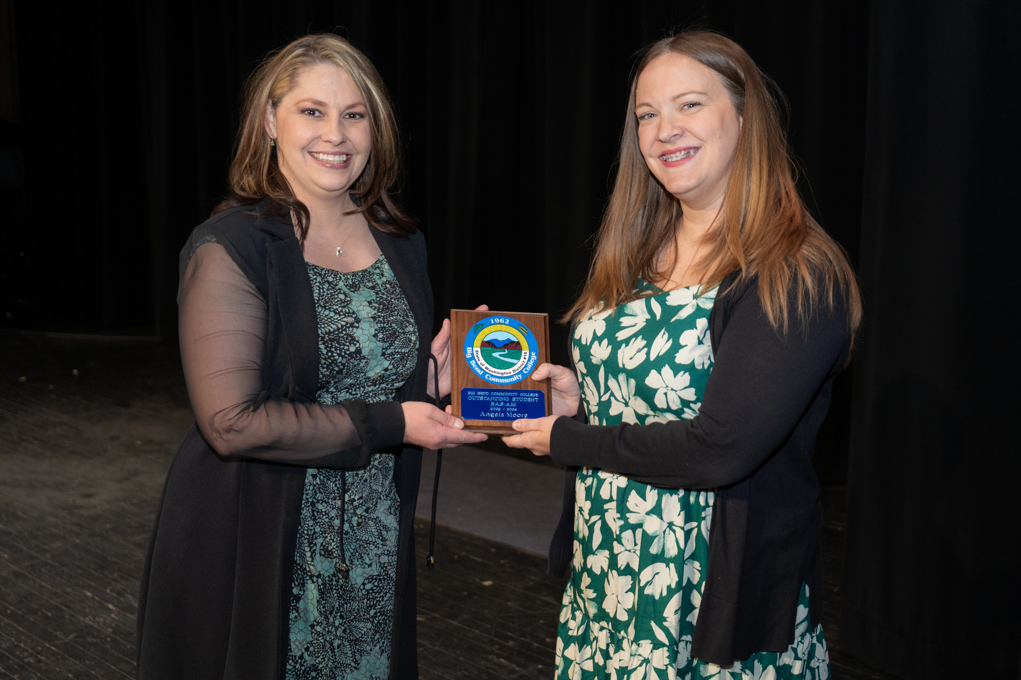 Angela Moore and BAS-AM instructor Alexia Lawrence