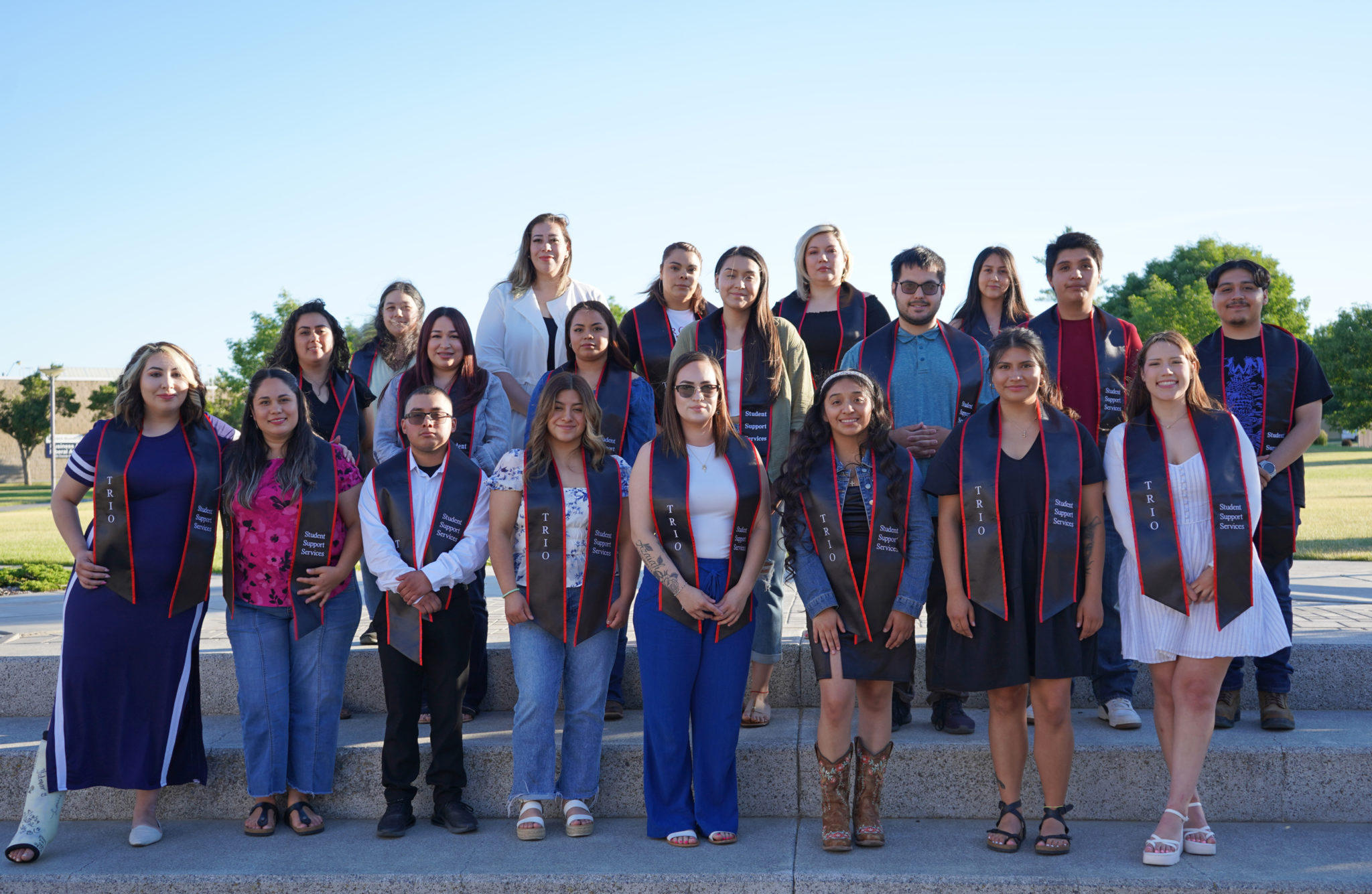 TRIO SSS graduates group photo