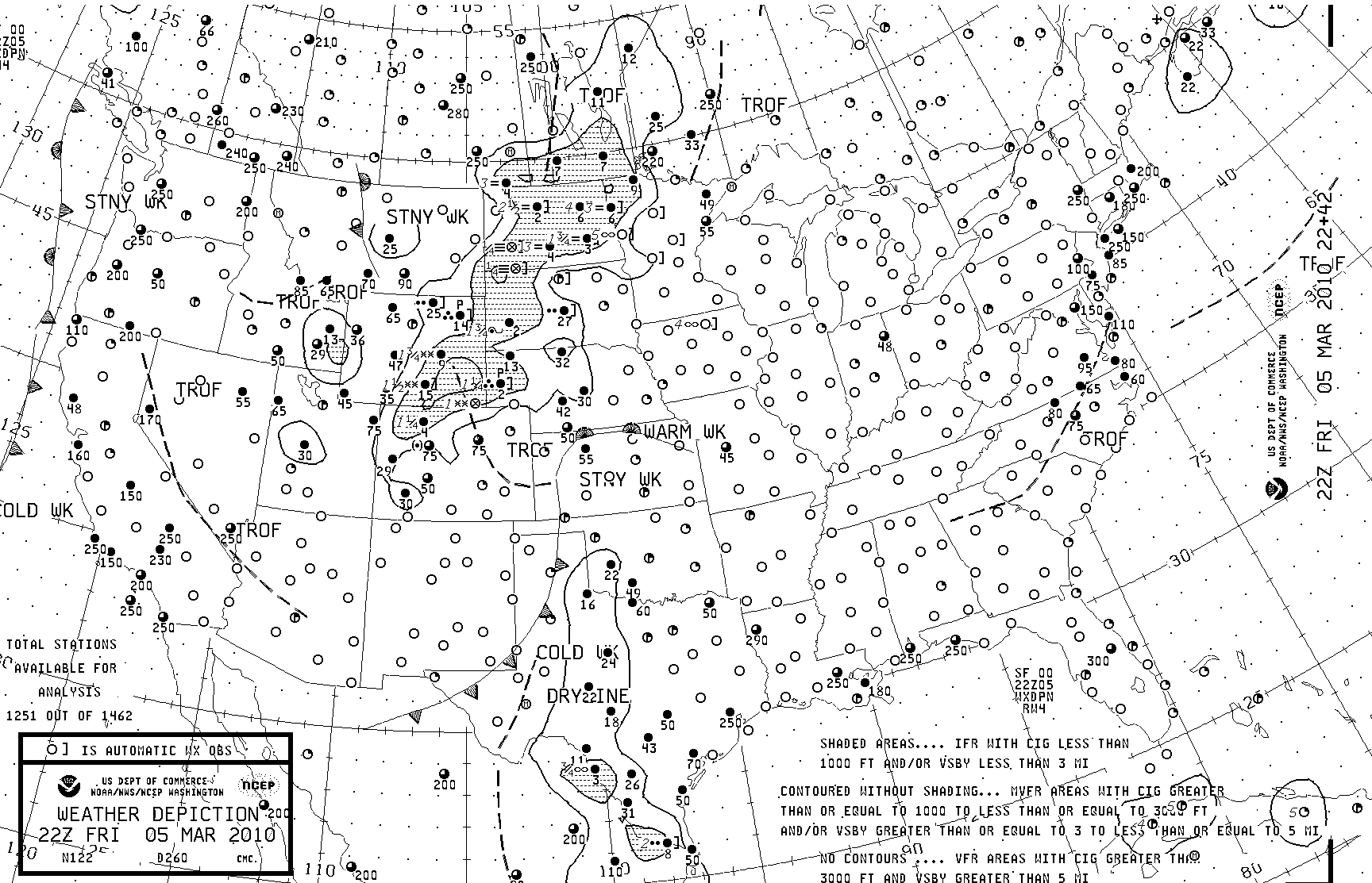 Weather Map of the USA