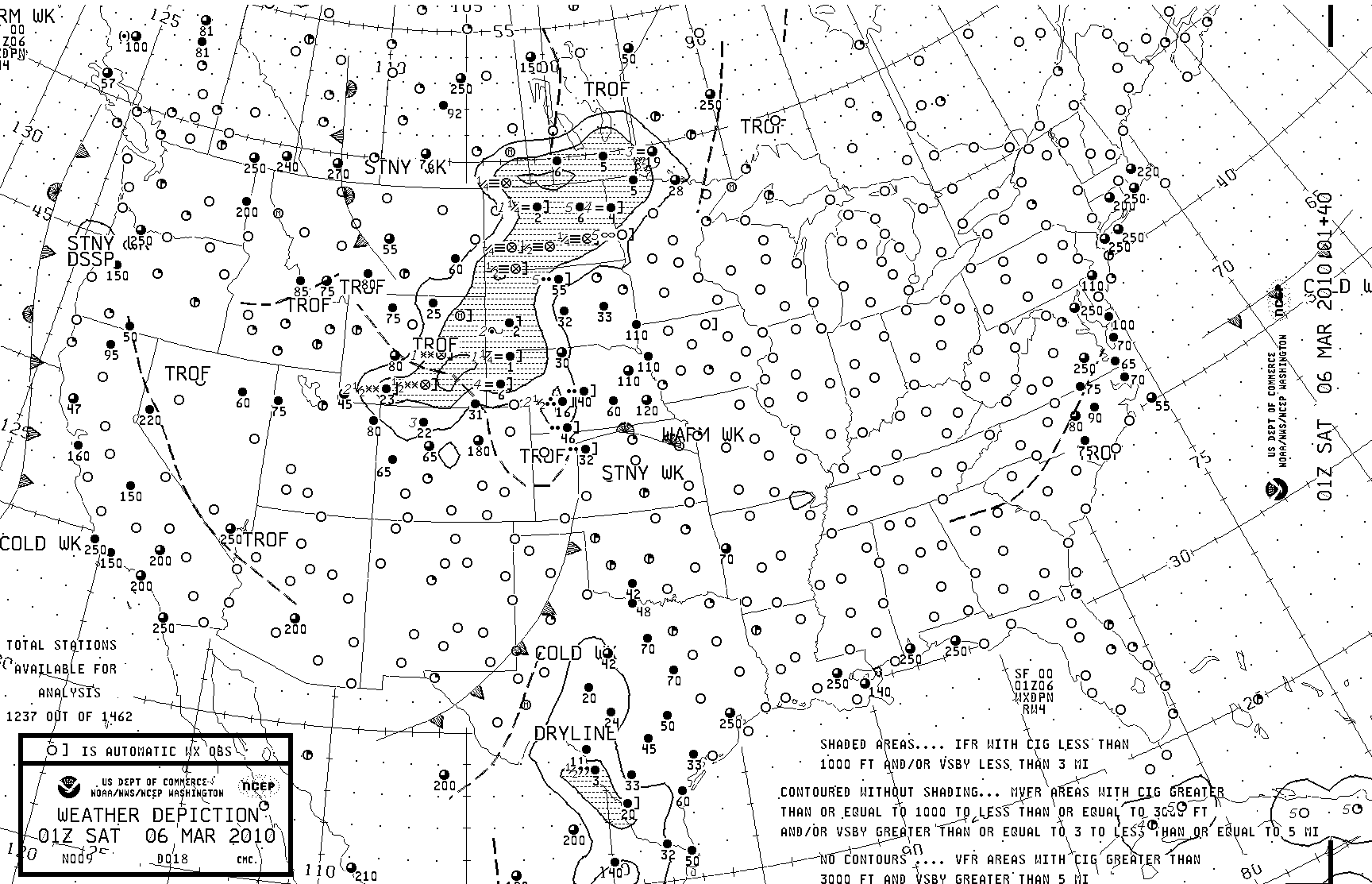 Weather Map of the USA