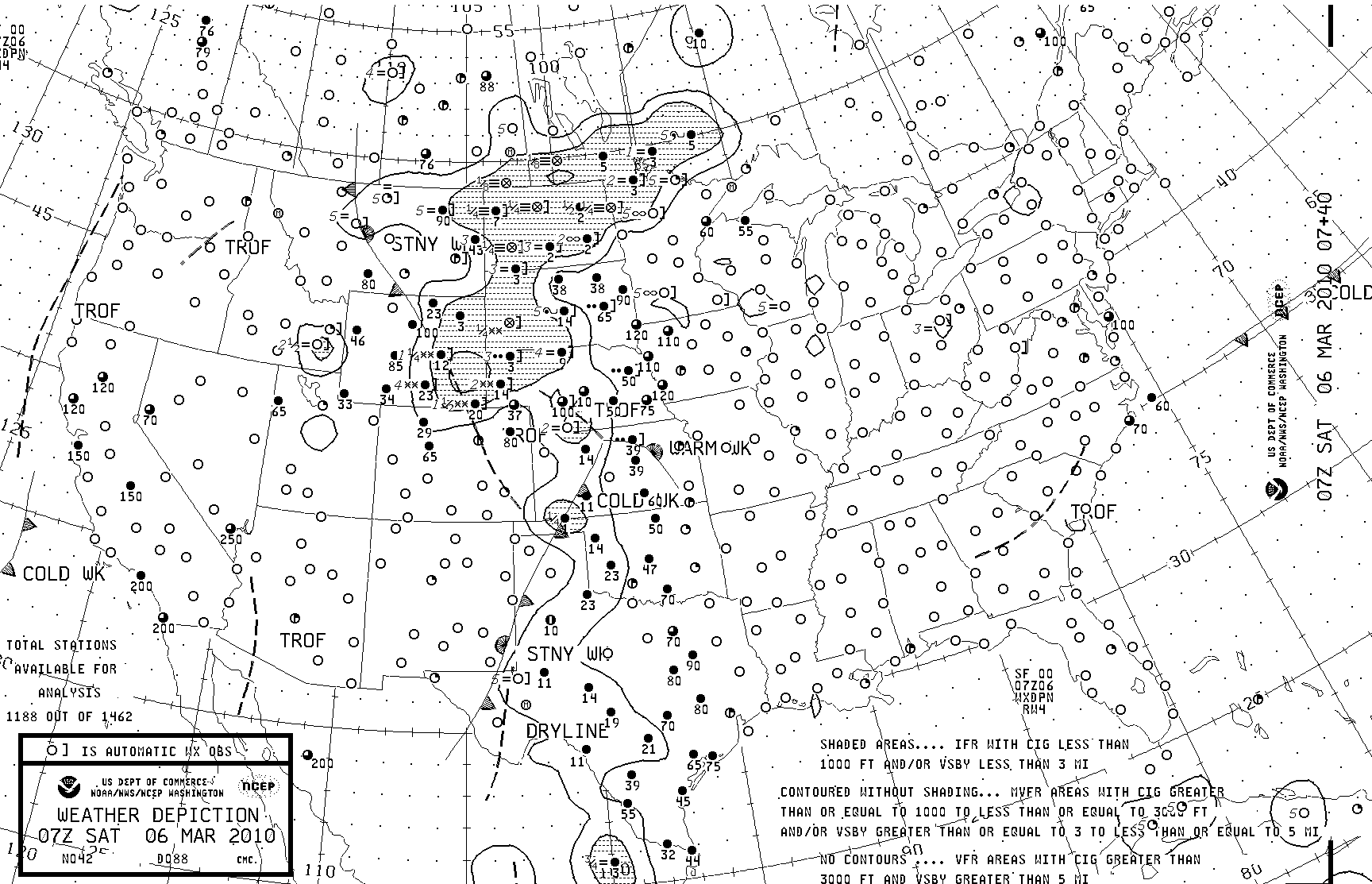 Weather Map of the USA