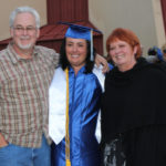 2014 graduate with family