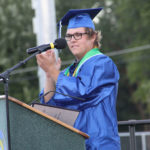 graduate speaker at ceremony