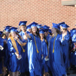 graduates ready and waiting for ceremony