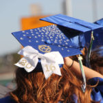 decorated cap for graduation