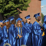 group of students waiting for graduation ceremony