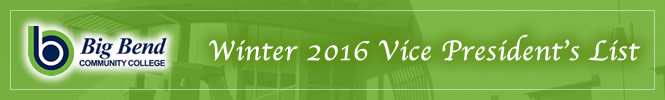 2016 Winter Vice President's List Banner