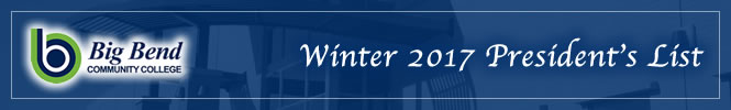 Banner Winter 2017 President's List