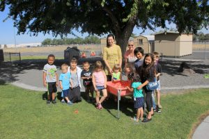 group of children at learning center