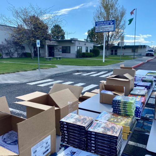 Books at BBCC book donation