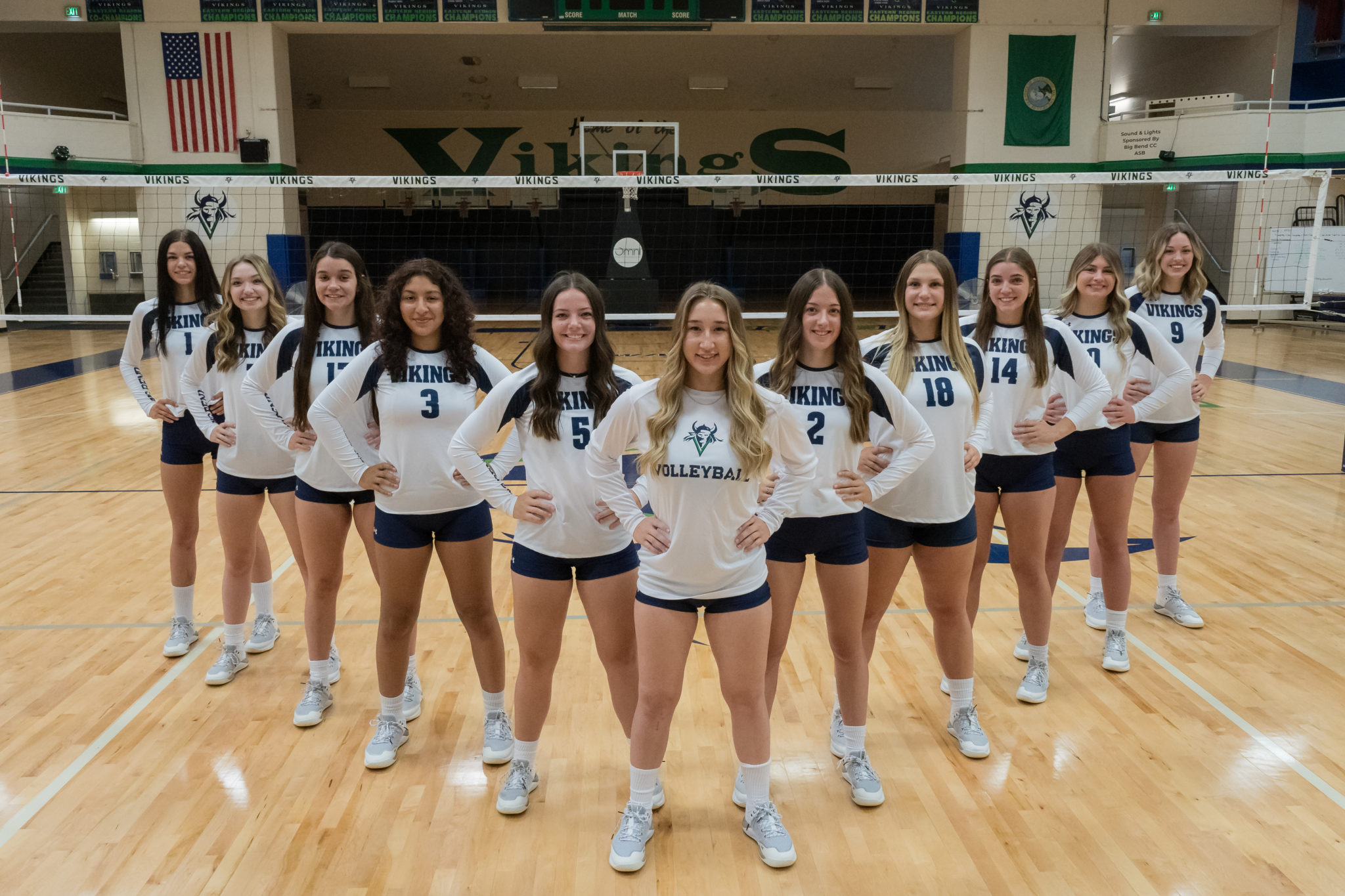 2023-24 Big Bend Women's Volleyball team