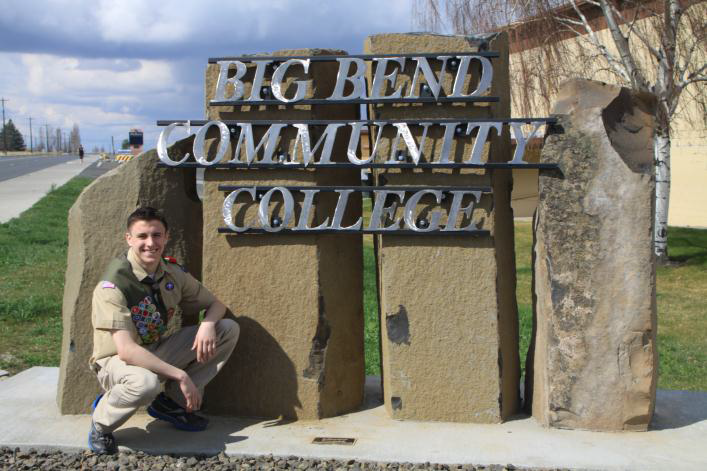 Entry sign donation at campus