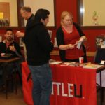 Seattle University Display table at engineering night