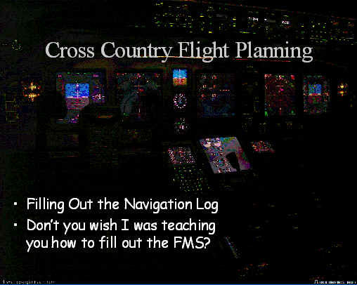 Cross Country Flight Planning