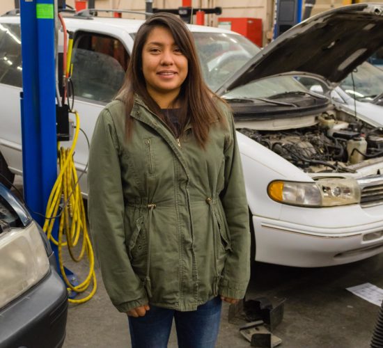 Automotive student, Francesca Juarez