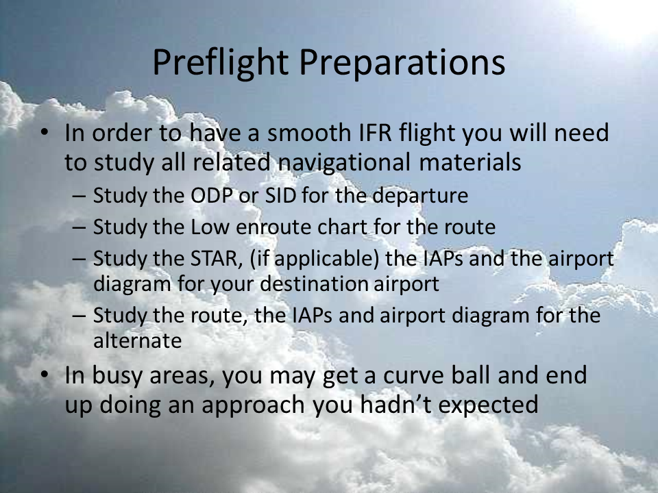 Preflight Considerations slide 5