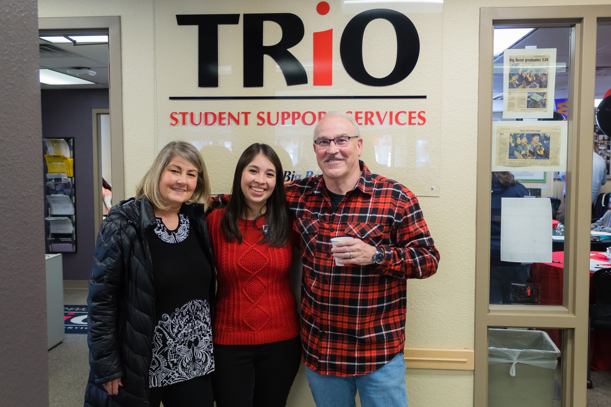 Sue Workman, Veronica Guadarrama and Jerry Workman