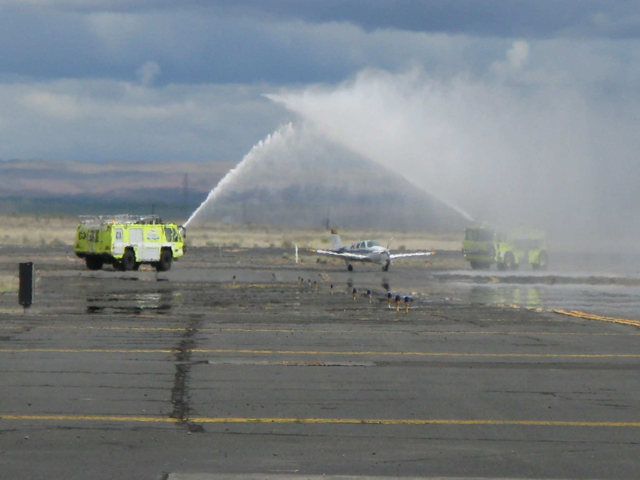 Water Salute for John Swedburg