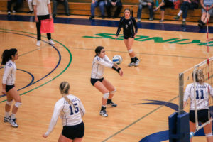 camp participant on the court