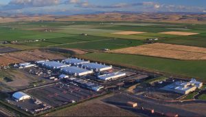 aerial view of data center in quincy