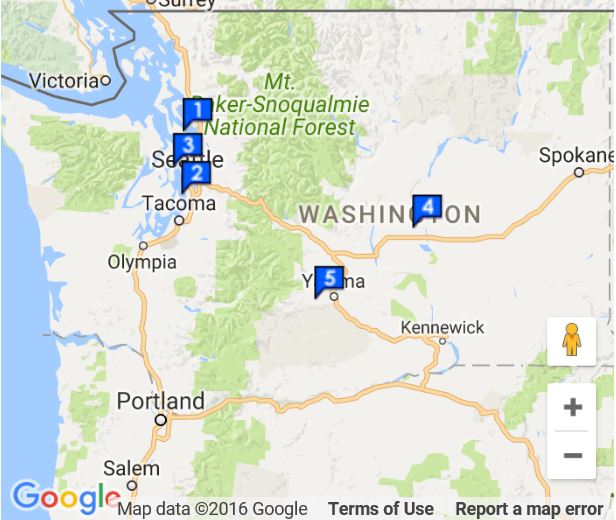NREMT Map Washington State