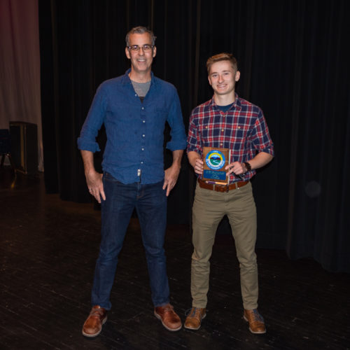 Students receiving the Outstanding Student Award