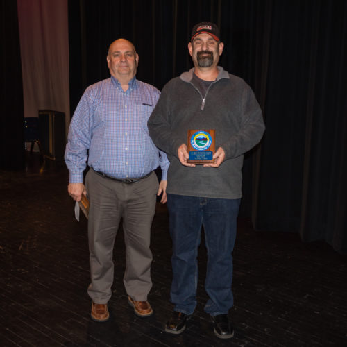 Students receiving the Outstanding Student Award