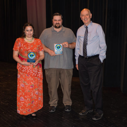 Students receiving the Outstanding Student Award