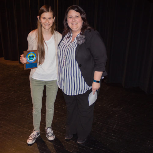 Students receiving the Outstanding Student Award