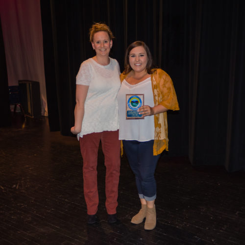 Students receiving the Outstanding Student Award