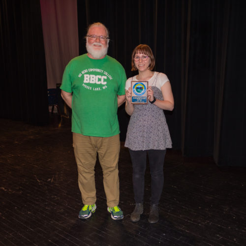 Students receiving the Outstanding Student Award