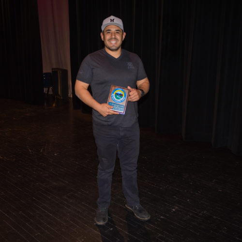 Students receiving the Outstanding Student Award