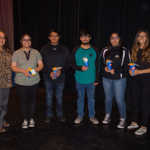 Students receiving the Outstanding Student Award