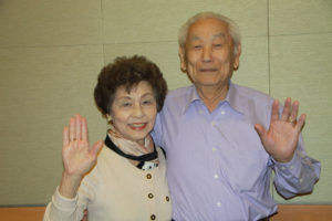 Mr and Mrs Hirai at Building Dedication