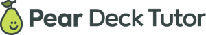 Logo of TRIO SSS online tutoring platform, Pear Deck Tutor.