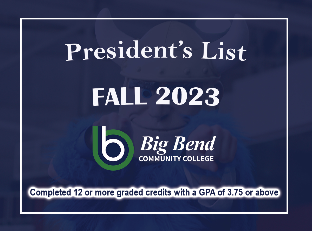 president's list fall 2023