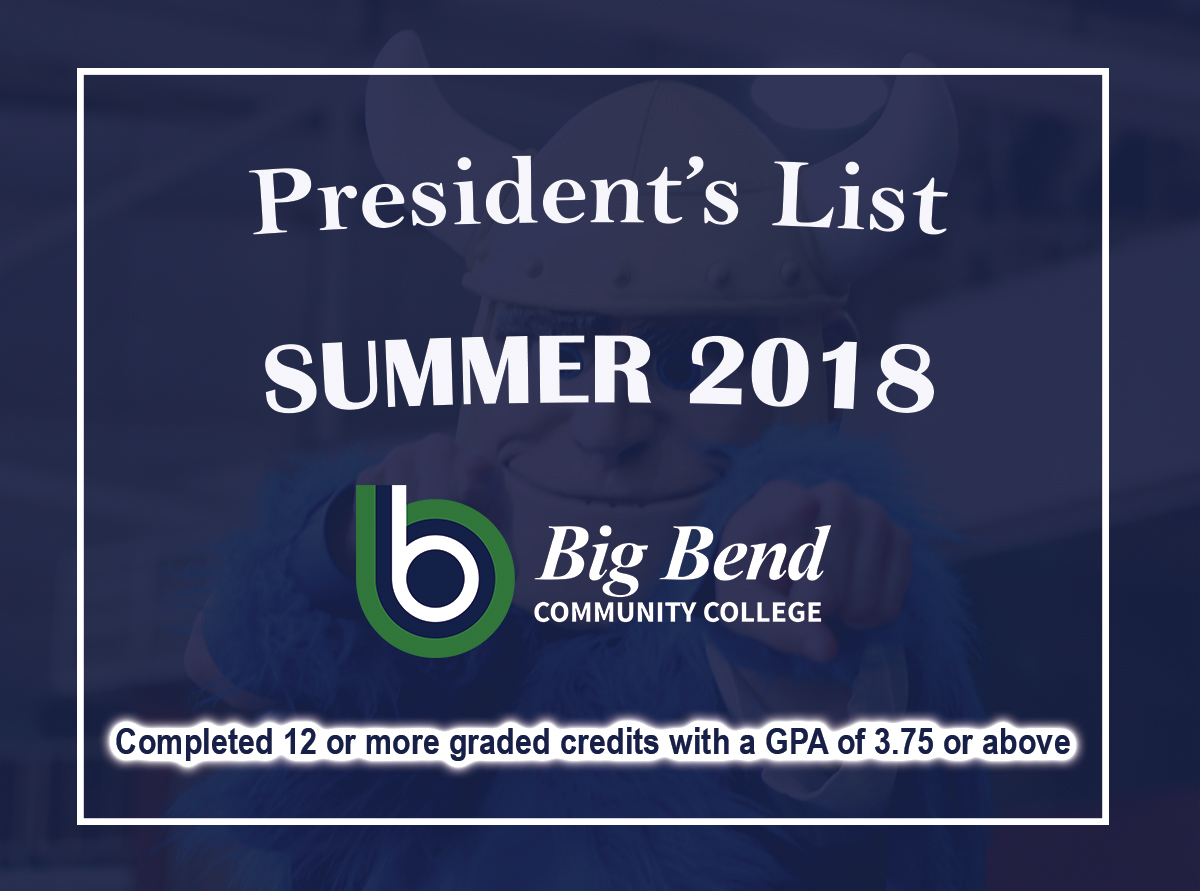 President's List Banner