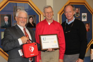Rotary Donates defibrillators