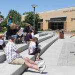 Student audience at Health & Safety Fair