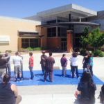 audience participates in self defense practices