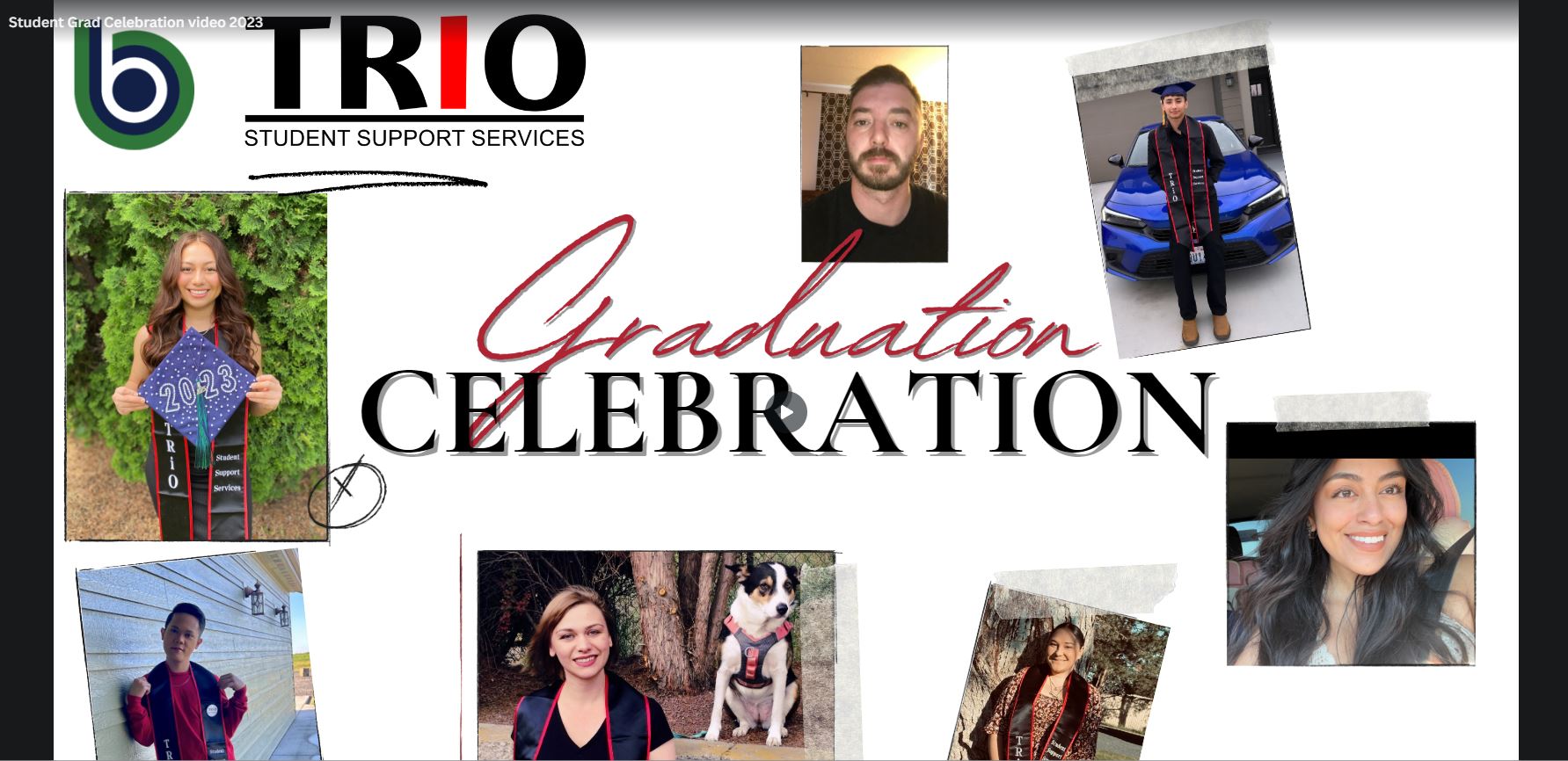 Slideshow cover for TRIO SSS graduation celebration