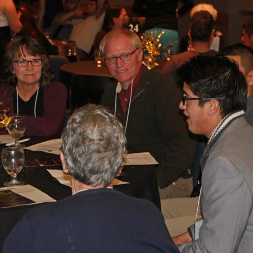 Star Night event, people sitting around tables