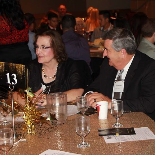 Star Night event, people sitting around tables