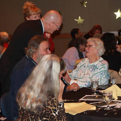 Star Night event, people sitting around tables