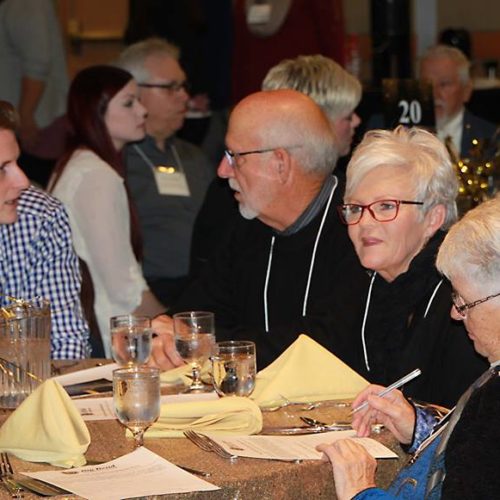 Star Night event, people sitting around tables