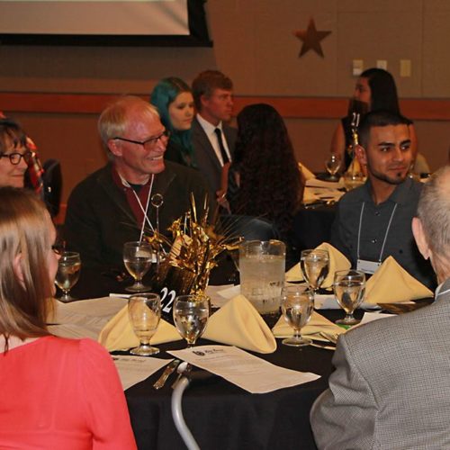 Star Night event, people sitting around tables