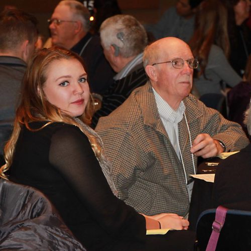 Star Night event, people sitting around tables