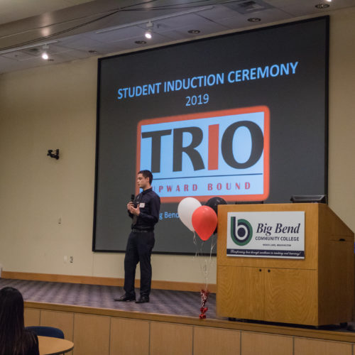 Speaker at TRIO member induction