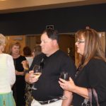 guests socializing before dinner