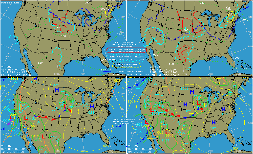 Weather Map of the USA